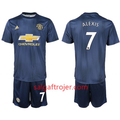 Manchester United Fodboldtrøjer ALEXIS 7 Børn 3. sæt 2018/19 Kort ærmer Manchester United Fodboldtrøjer ALEXIS 7 Børn 3. sæt 2018/19 Kort ærmer